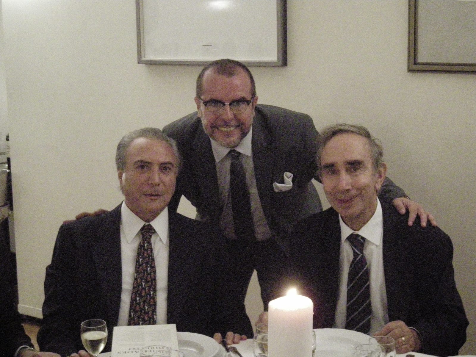 ALEXANDRE PAGLIARINI COM O PRESIDENTE DA REPÚBLICA E COM O AUTOR DA CONSTITUIÇÃO PORTUGUESA
