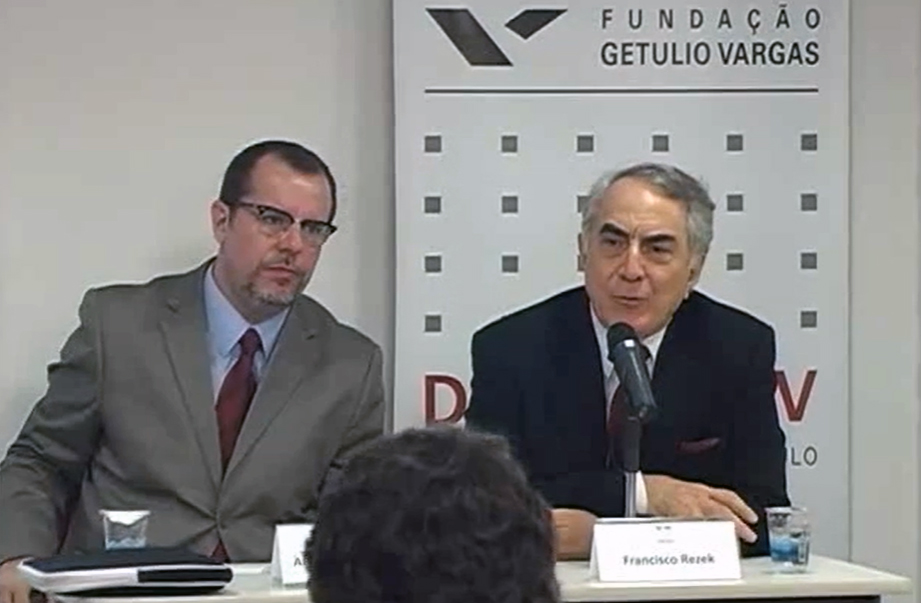 Alexandre Pagliarini e Ministro Francisco Rezek lançam livro sobre Direitos Humanos